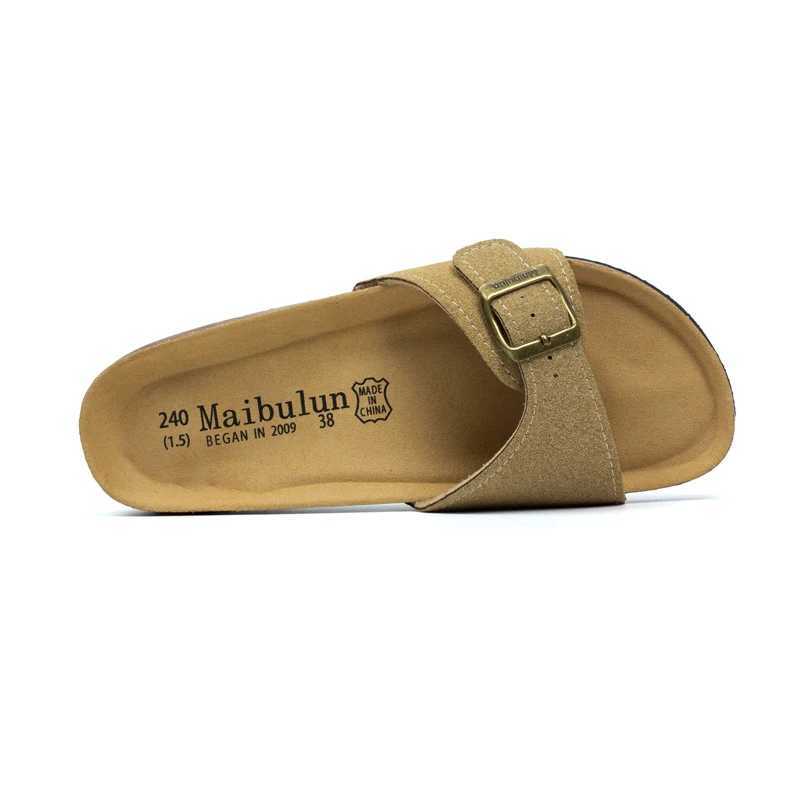 COSMAGIC New Summer Mens Cork Slippers N-Slip Casual Ribbon External Sliding Shoes Y250320