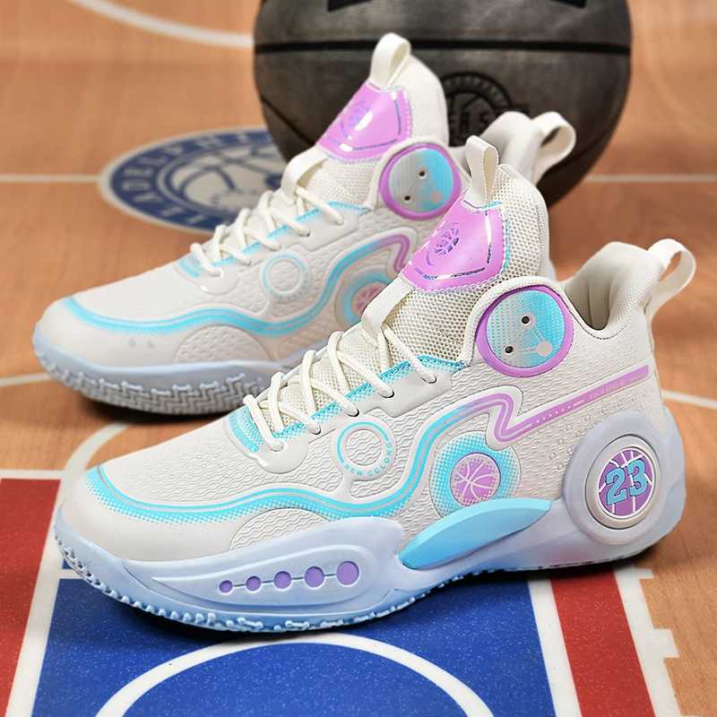 Mens basketball shoes lightweight sports shoes unisex training insoles anti slip sports shoes top-level mens running shoesW250320