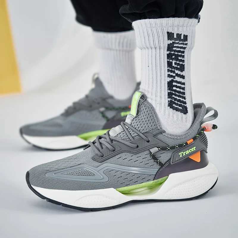 Mens Casual Sneakers Running Shoes Fashion Outdoor Sneaker Fashion Sports Shoes Mesh Breathable Cushioning Basketball Footwear Y250320