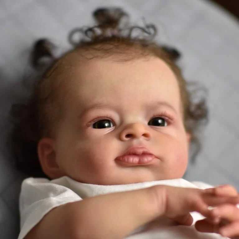 NPK 19 inch Life Regeneration Baby Lanny Doll Real Baby Doll Art Production 3D Skin Life Baby Collection Doll W250320