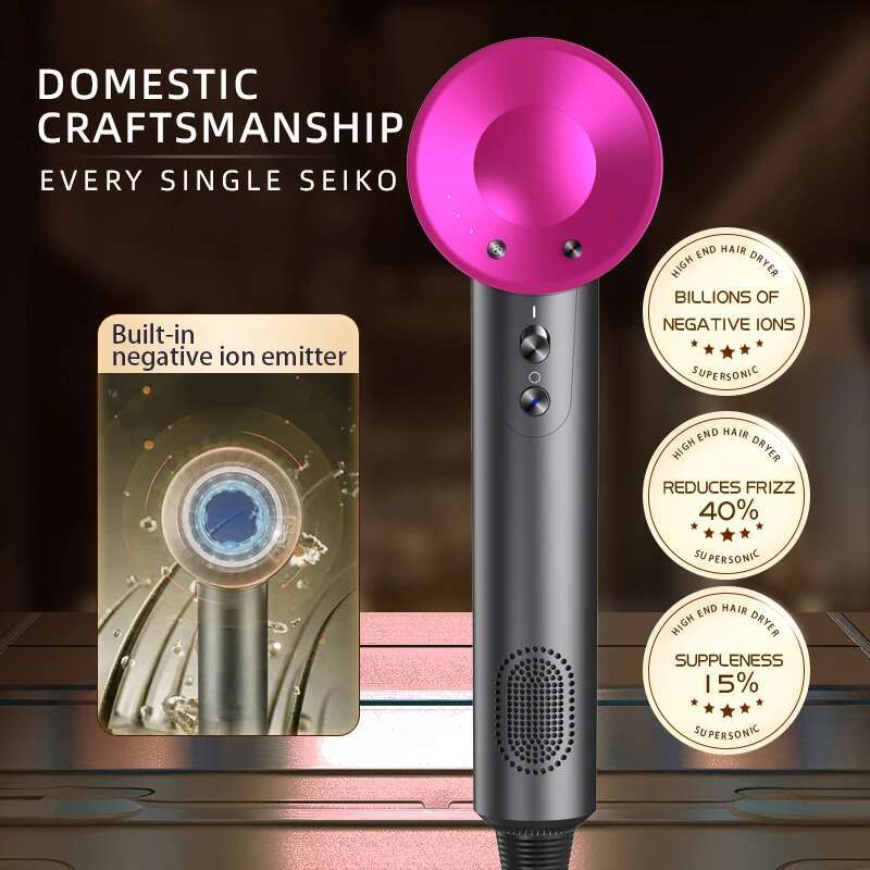 High Speed Anion 110000Rpm Dryer Wind 62M/S 1600W 2 Minute Quick Dry Professional Hair Care Negative Lon
