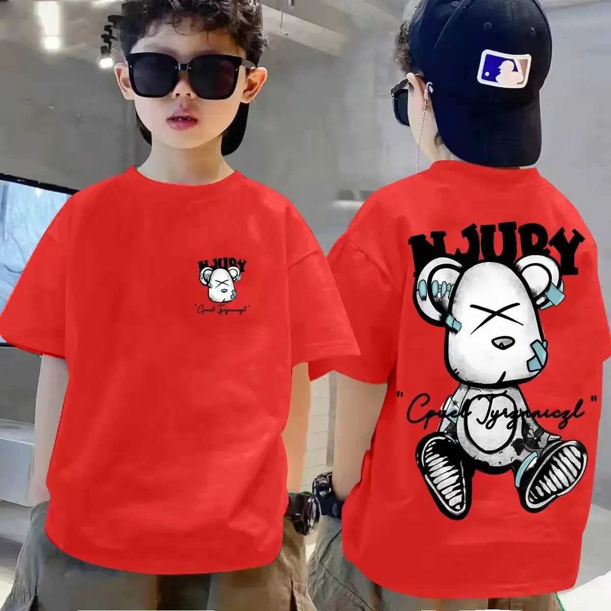 2024 Fashion Baby Cotton T-shirt for Girls and Boys Cartoon Childrens T-shirt Summer Childrens Clothing Gift Neutral TopT250320