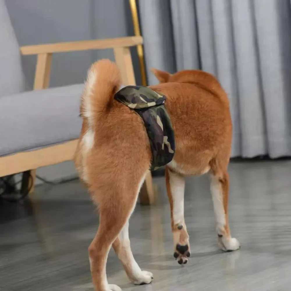 Mens dog belly strap suitable for male dogs washable pet dog diapers high absorbency dog and puppy diapers warp knitted reusable pet products Y250320