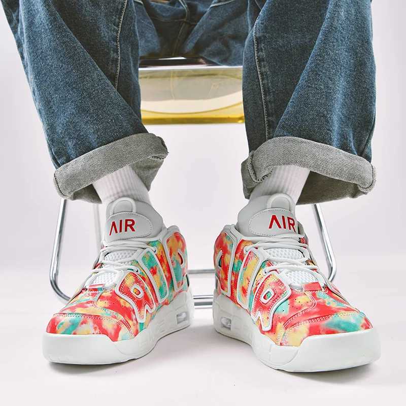 New basketball shoes mens casual sports shoes fashionable marathon air cushion running shoes comfortable outdoor skateboarding shoesW250320