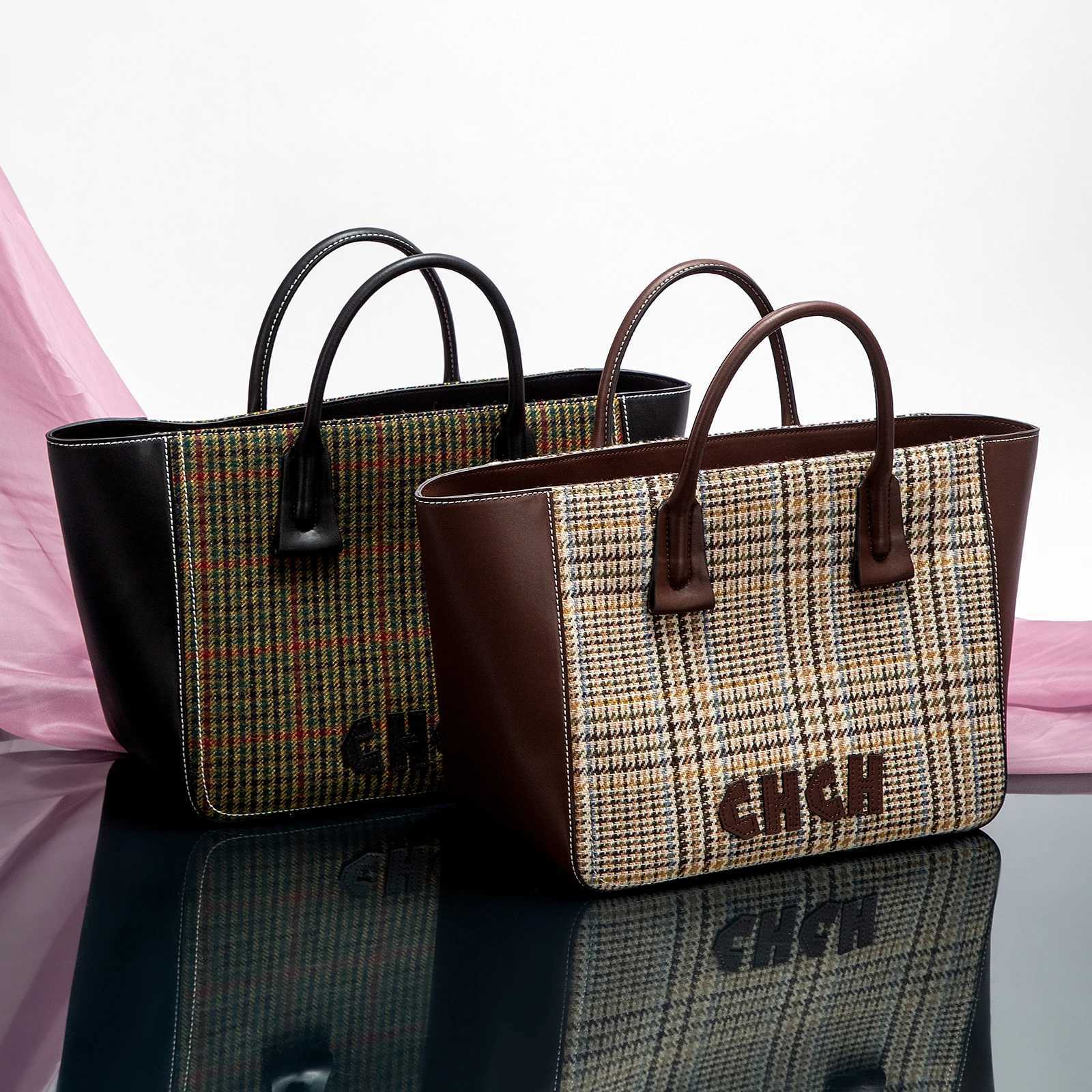 Stripe Printing Design Fashion Simple Womens Handbag Classic Style Exquisite Retro Edition Large Capacity Y250319