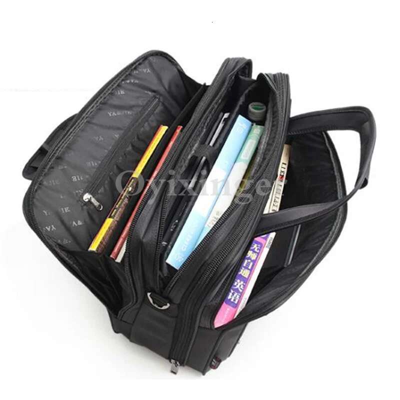 Large Capacity Men's Business Handbags Men Laptop 16" 17.3" Notebook Computer Tote Bags Male Crossbody Travel Shoulder Bag