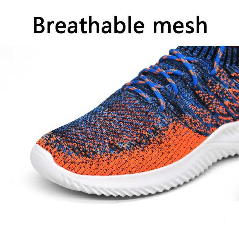 Mens sports shoes 2022 new mesh breathable lightweight comfortable outdoor walking shoes mens running sports shoes mensW250320