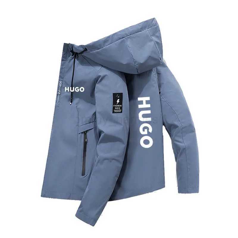 2024 New Spring/Summer Mens Windproof Zipper Jacket Casual High Quality Hooded Base Outdoor SportsW2407247211 2