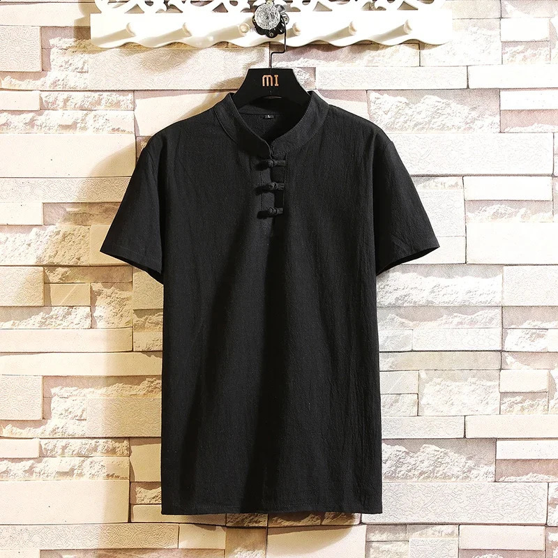 Customizable Mens Short Sleeve T-shirtShorts 2PC Set Solid ShirtShorts Home Suits 250314