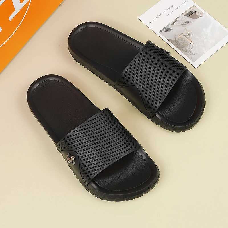 Cforts chanclas mens slippers summer mens genuine sandals Fi mens beach flip sandals unisex soft sandals Y250320