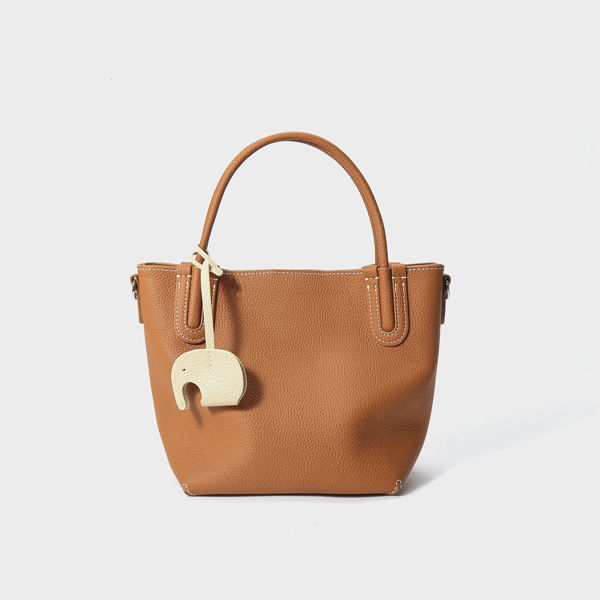 Vegetable Basket New Single Shoulder Crossbody Bag Advanced Sensory And Diligent Handheld Head Layer Cowhide Women S Water Bucket Bag Shoulder Bags