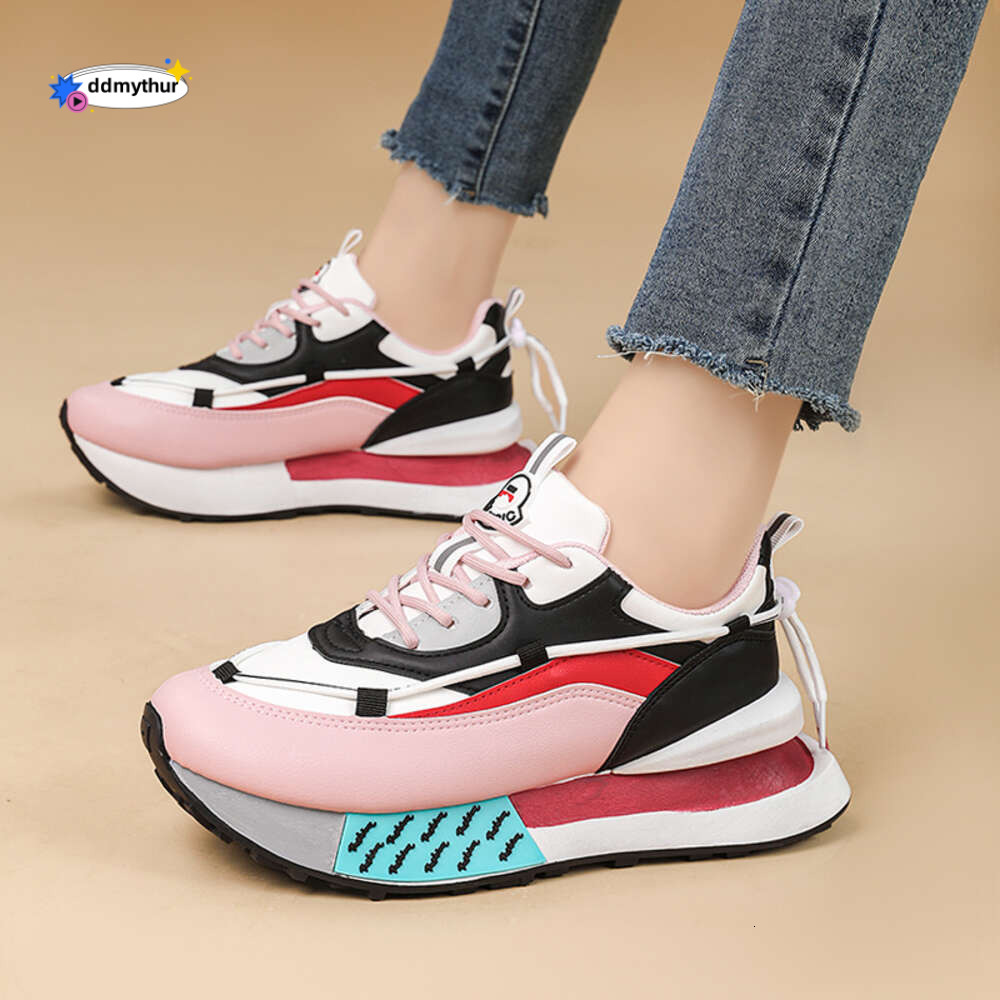 2024 new thick soled daddy hiking sports Forrest Gump middle school students leisure running women's shoes ddmythur