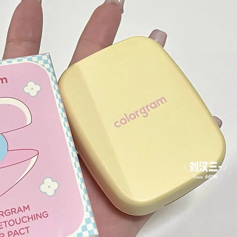 Korean Makeup Colorgram Pink Powder Setting Powder Oil-control Long-lasting Brighten Conceal Pores Rare Beauty Female Cosmetics 250319