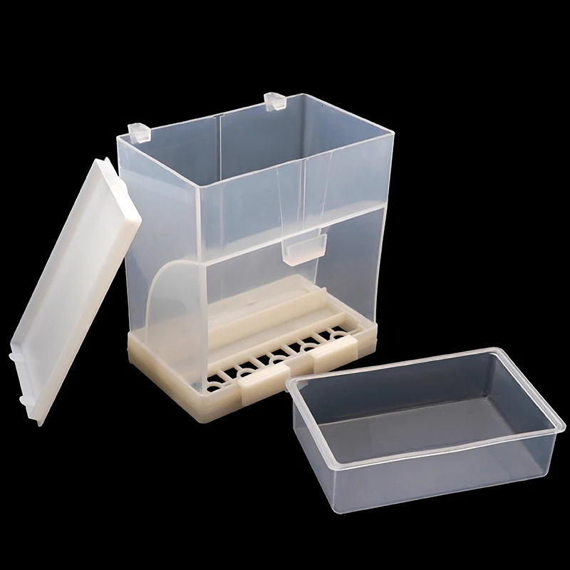 1 pet feeder anti splash food container parrot hanging automatic Bago tiger skin peony 250320