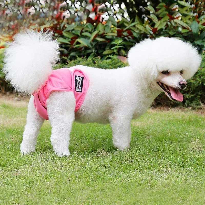Reusable female dog diapers shorts washable hygienic psychophysiological suitable for medium to large-sized dog safety pants and dog products Y250320
