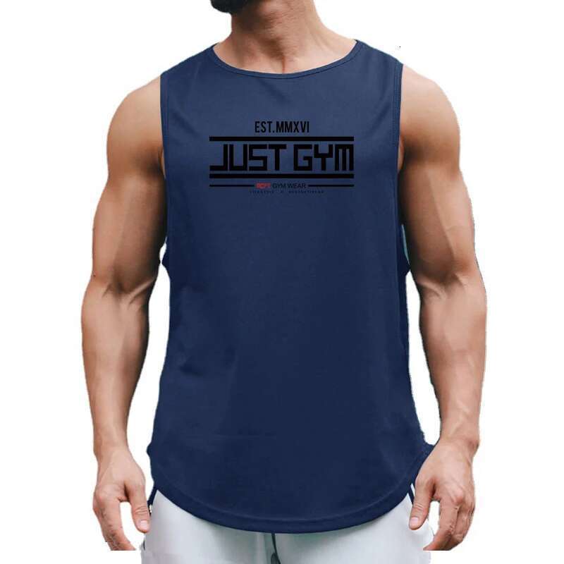 Glagym - Men's mesh running clothes, bodybuilding tops, fitness tops, casual fashion, fiber, quick drying, precious