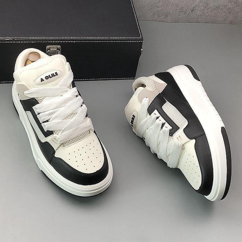 Small white shoes summer new breathable mesh cloth thick sole increase sports casual board shoes for men 2025s hot