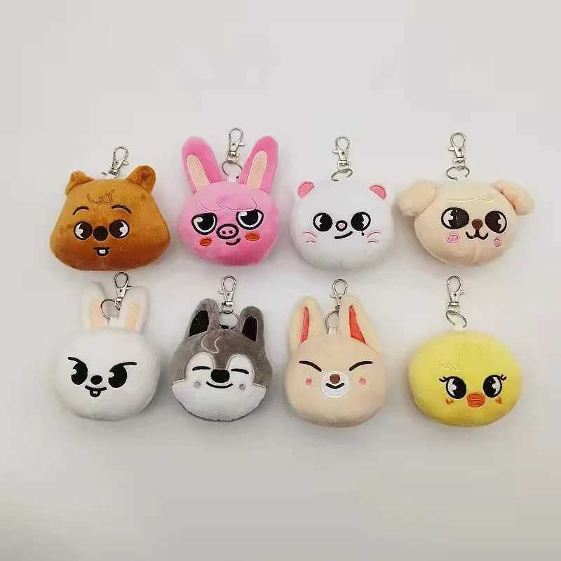 SKZOO Stray Childrens Plush Doll Kawaii jyp kz Fan Keychain Bag Pendant Car Pendant GiftXJ250319