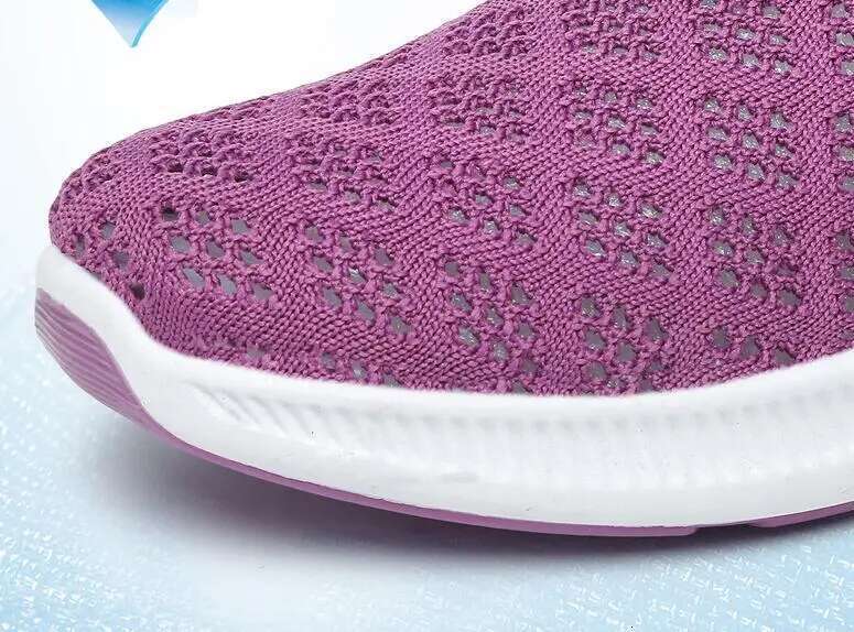 Women's Summer Comfort Ladies Mesh Breathable Sneaker Socks Lig ht Casual Sports Shoes Flat Women Lo afers