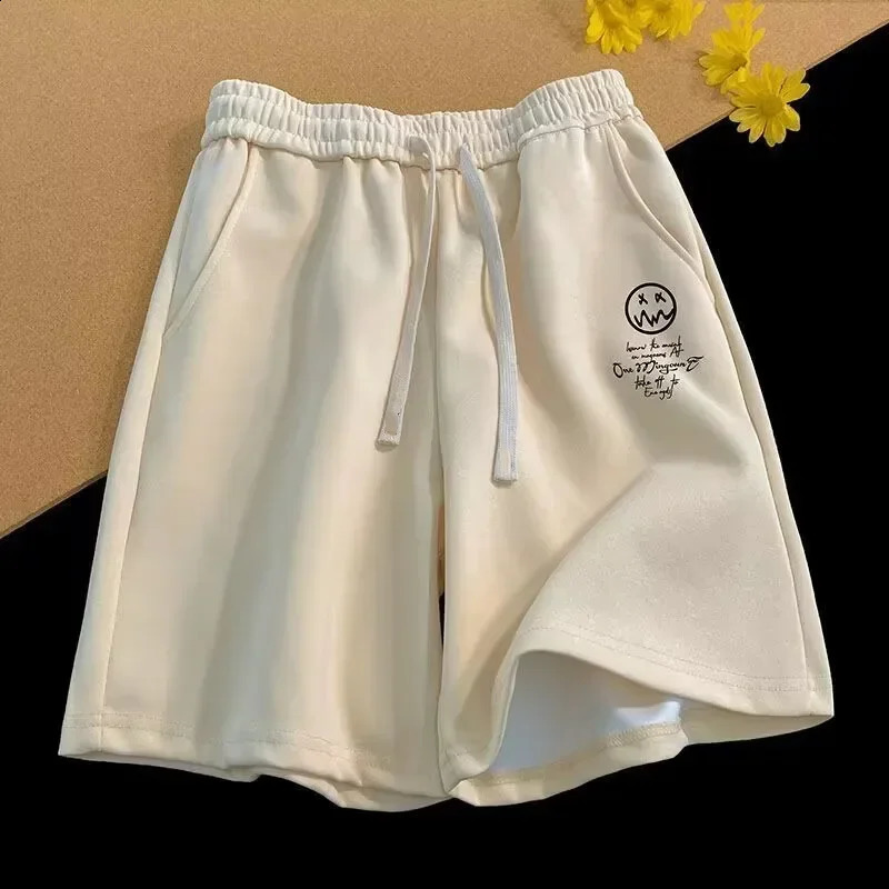 M8XL Oversized Shorts Men Thin Casual Wide Leg Versatile Trend Loose Sports for 250312