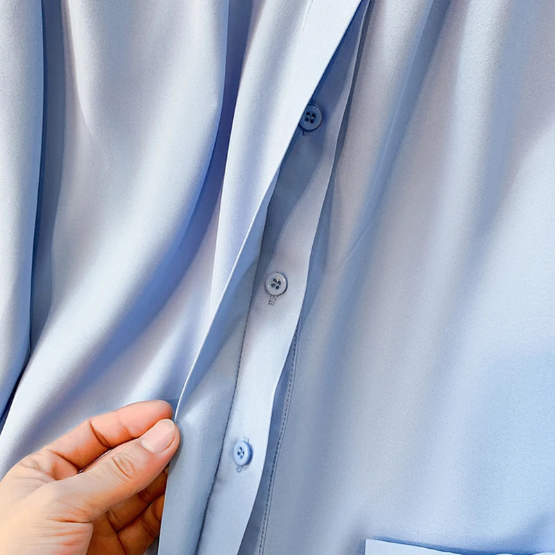 Plus Size Shirts And Blouses For Women Spring 2025 Long Sleeve Shirt Woman Lady Office Work Wear Elegant Shirt Blouse Women 250320