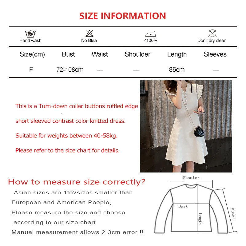Women Preppy Style Buttons Short Sleeved Knit Dress Contrast Color Stripes Turn-down Collar Dress Summer Mid-Length Casual Dress 250320