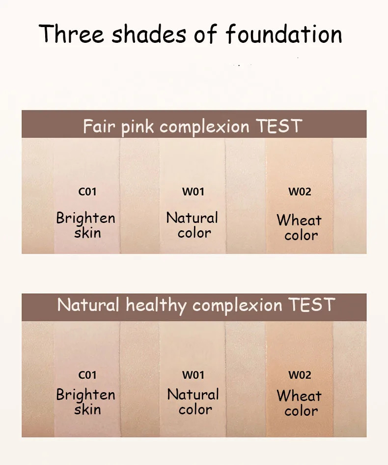 Tfit weightless liquid based long-lasting makeup concealer moisturizing BB color fast 30g cosmetics 250319