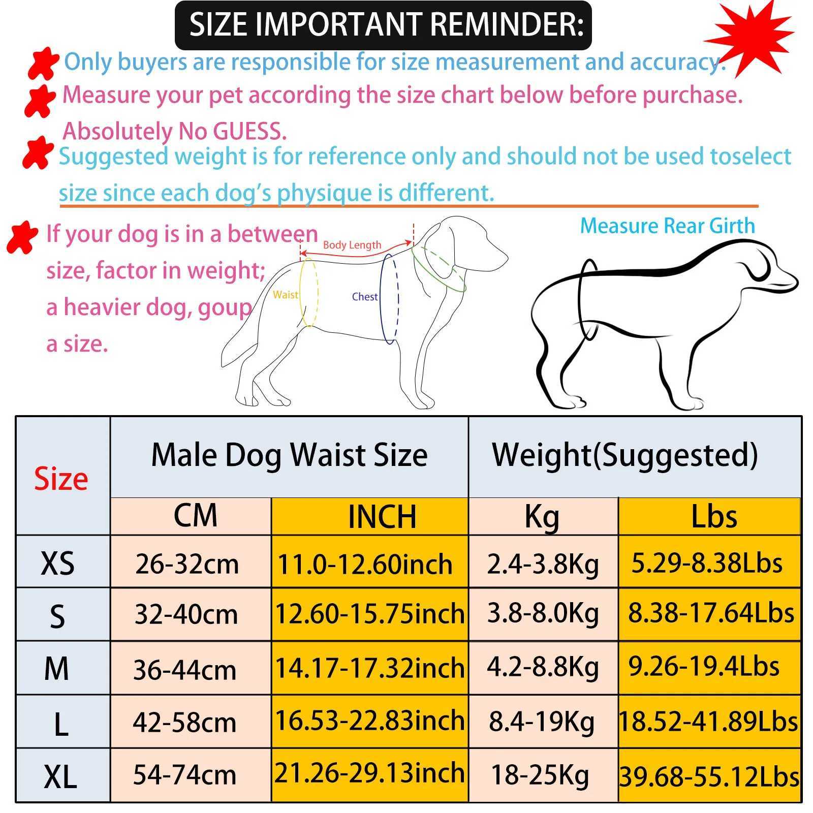 BIAI 1PC Durable Washable Mens Dog Diaper Packaging Pet Boy Dog Cloth Sleepwear Reusable Pet Dog Underwear Y250320