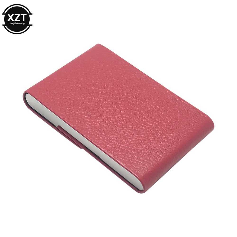 Multifunction Stainless Steel Cigarette Case PU Cigar Storage Box Tobacco Holder 1 PC Card Cases Smoking AccessoriesC250319