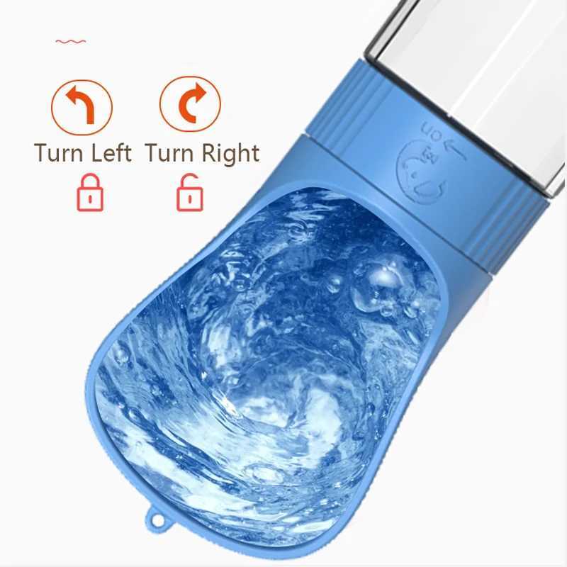 Pet dog water bottle used for small medium large dogs cats outdoor leak proof portable food dispensers bulldogs golden retriever supplies Y250319