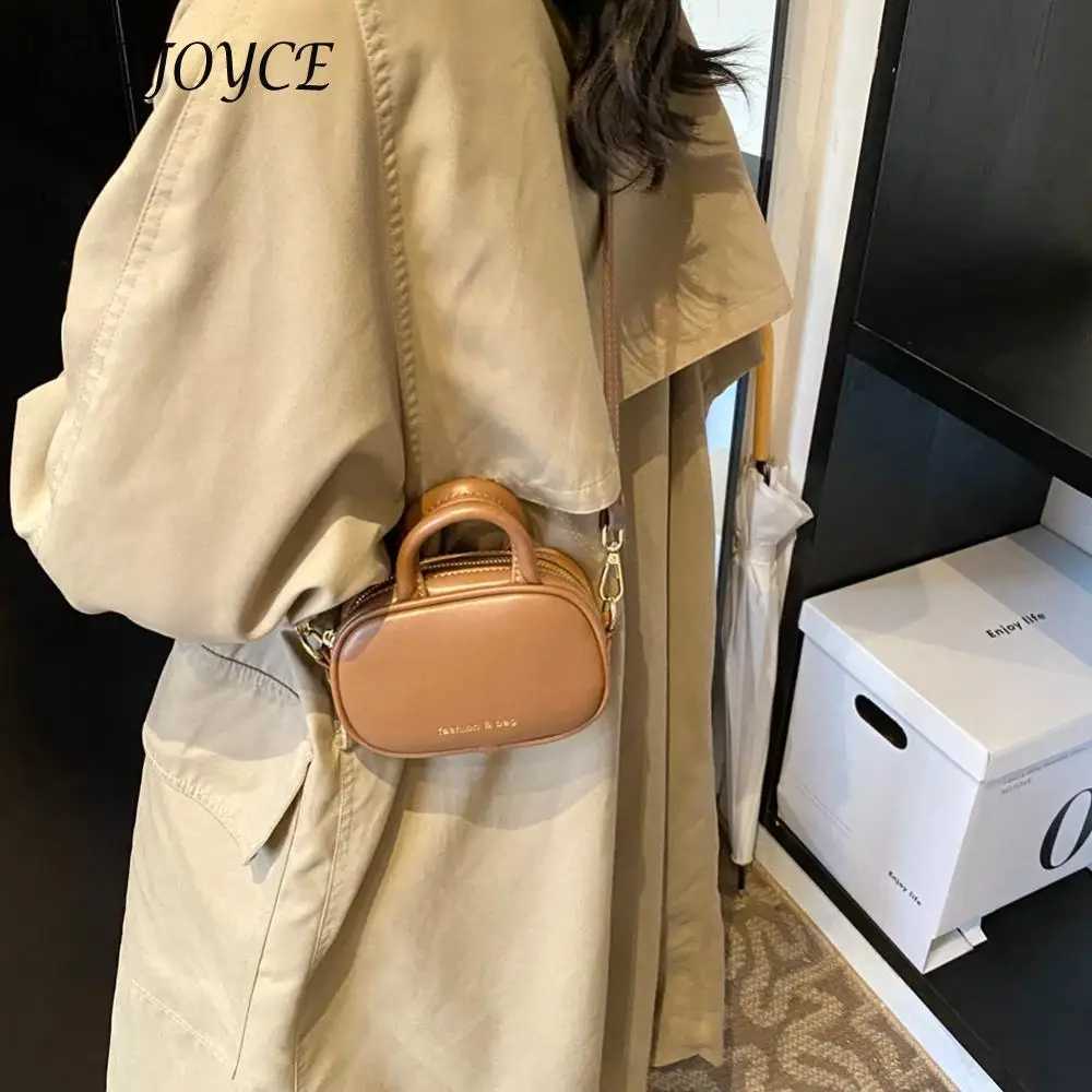 Womens PU fashion lipstick bag Adjustable shoulder strap Fashion cross body bag Zipper mini cute wallet Small wallet Y250319