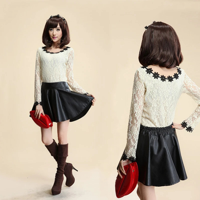 Leather Matte Slim Mini Sexy Fashion PU Short High Waist Skirt Korean Nightclub Streetwear Wholesale Skirts 250320