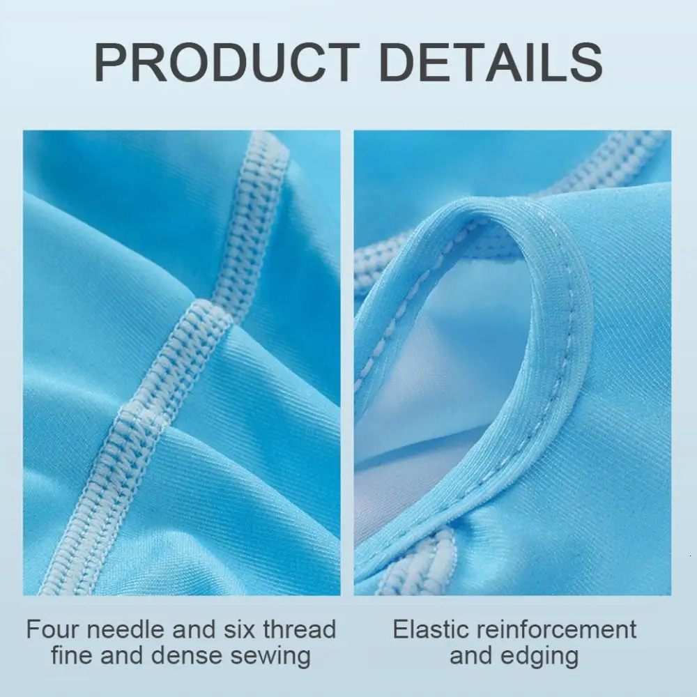 Swiming Diving Facekini UV Sun Protection Full Face Mask Head Neck Cover Face Elastic Swim Cap for Skiing Diving Sports Wear 250320