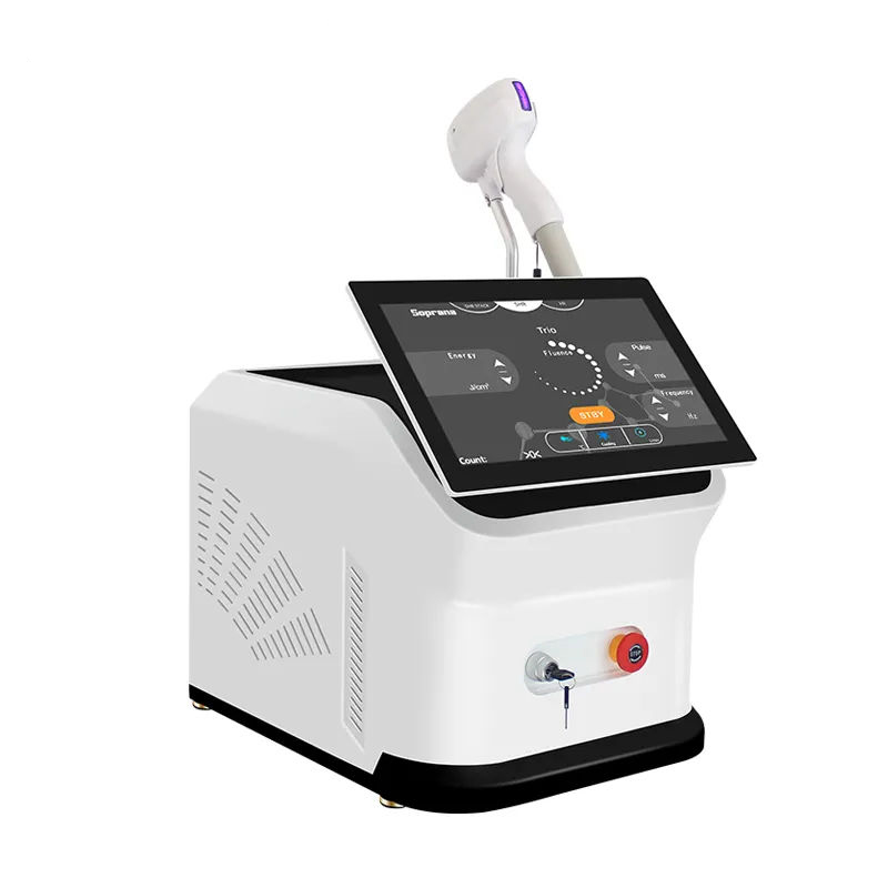 2025 New Model 808nm Diode Laser Hair Removal Ice Platinum Cooling System Painless Permanent Hair Removal Beauty Device Skin Rejuvenation Machine