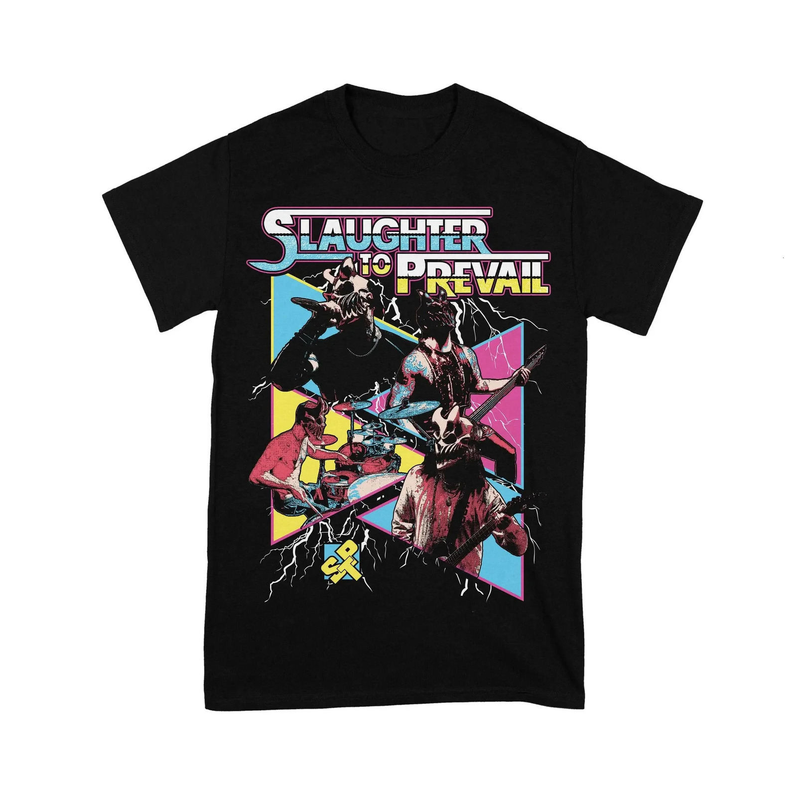 Russia Rock Heavy Mental SLAUGHTER TO PREVAIL Tshirt Mens Short Sleeve Graphic Teeshirt Harajuku Streetwear Shirts 250320