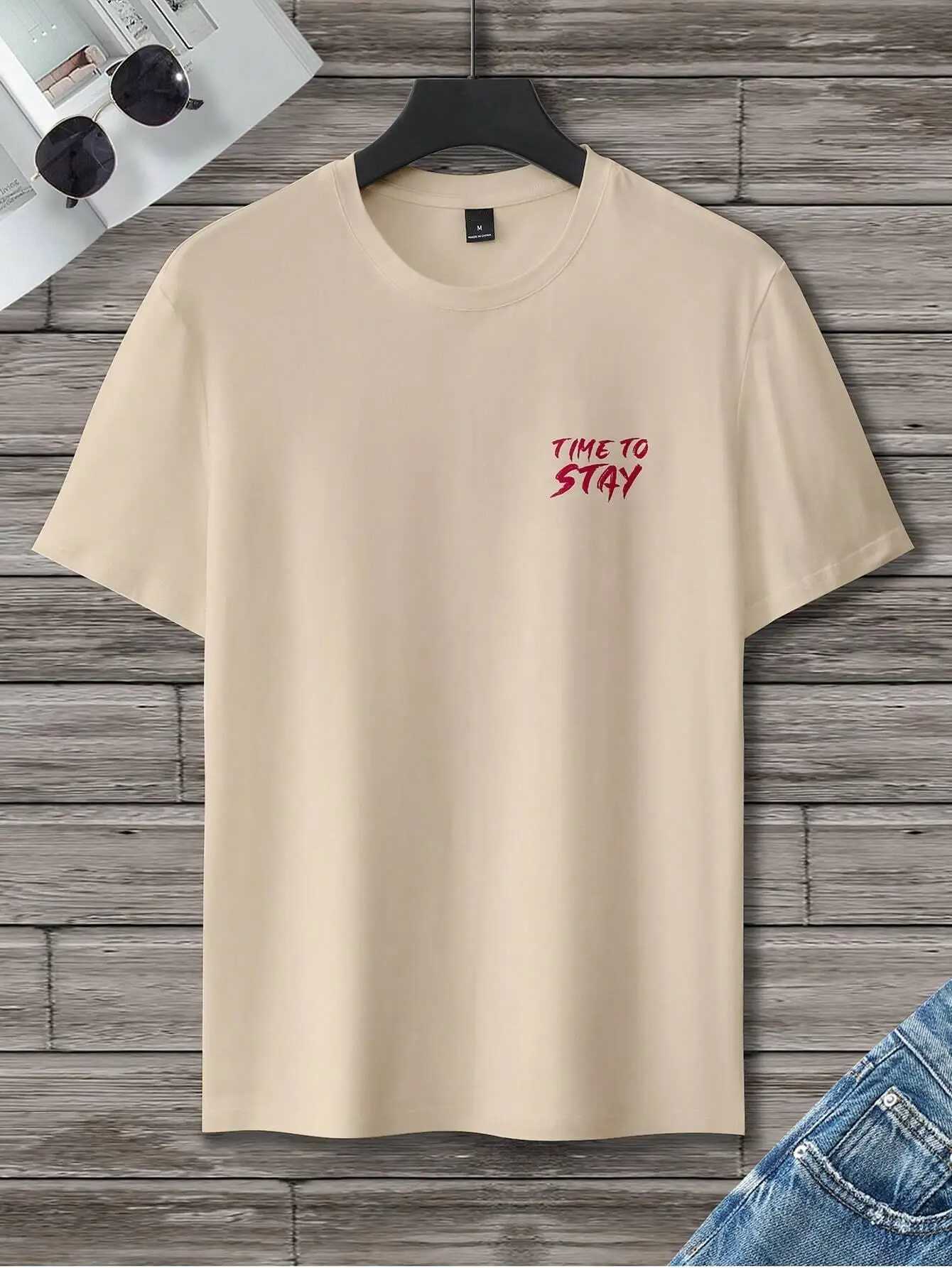 Seek Antidipated Gaze Printed T-shirt Mens Soft Loose T-shirt Breathable Summer Street Hip Hop T-shirt Cotton Loose T-shirtT250319
