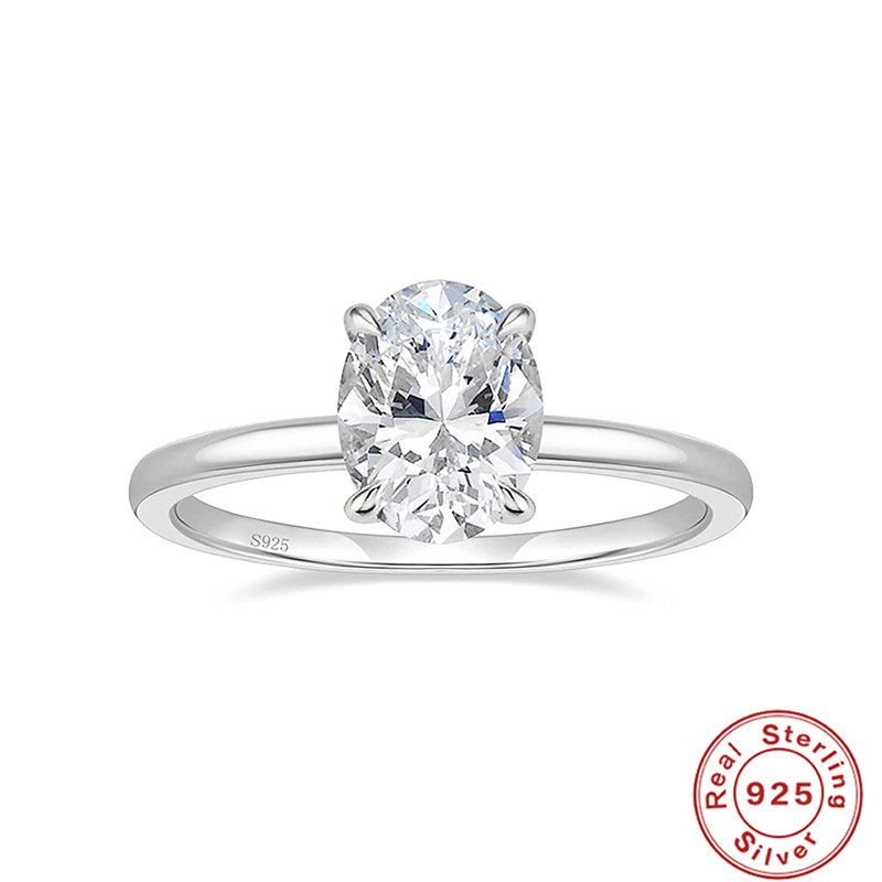 love designer for women sterling sier inlaid CZ dia ring daughter girl wed engagement rings mens jewelry woman Christmas valentines day gift