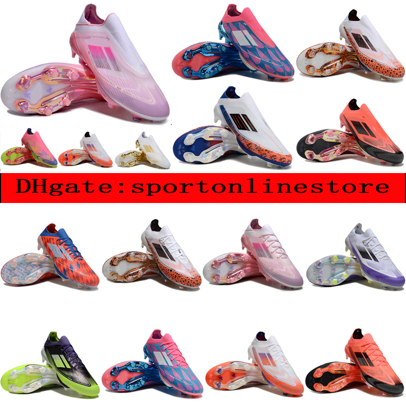 Send With Bag Top Quality Mens Laceless ghosted memory lane Elite Football Boots Soccer Cleats Football Shoes botas de futbol outdoor Firm Ground Messis