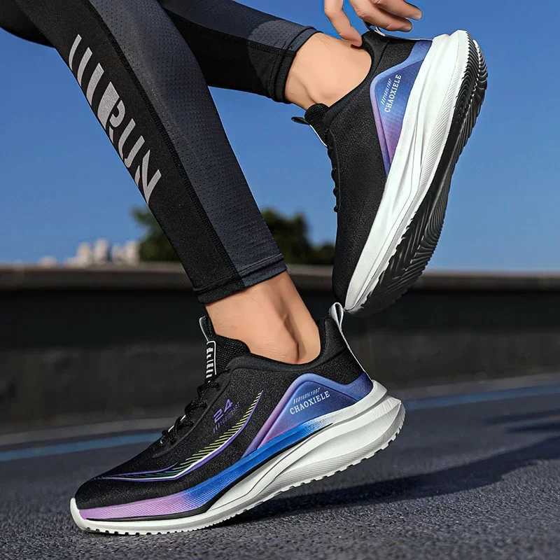 2024 New Cool Mens Marathon Running Shoes Large Size 45 46 47 Sports Training Shoes Mens Luxury Brand Fitness Shoes Y250320