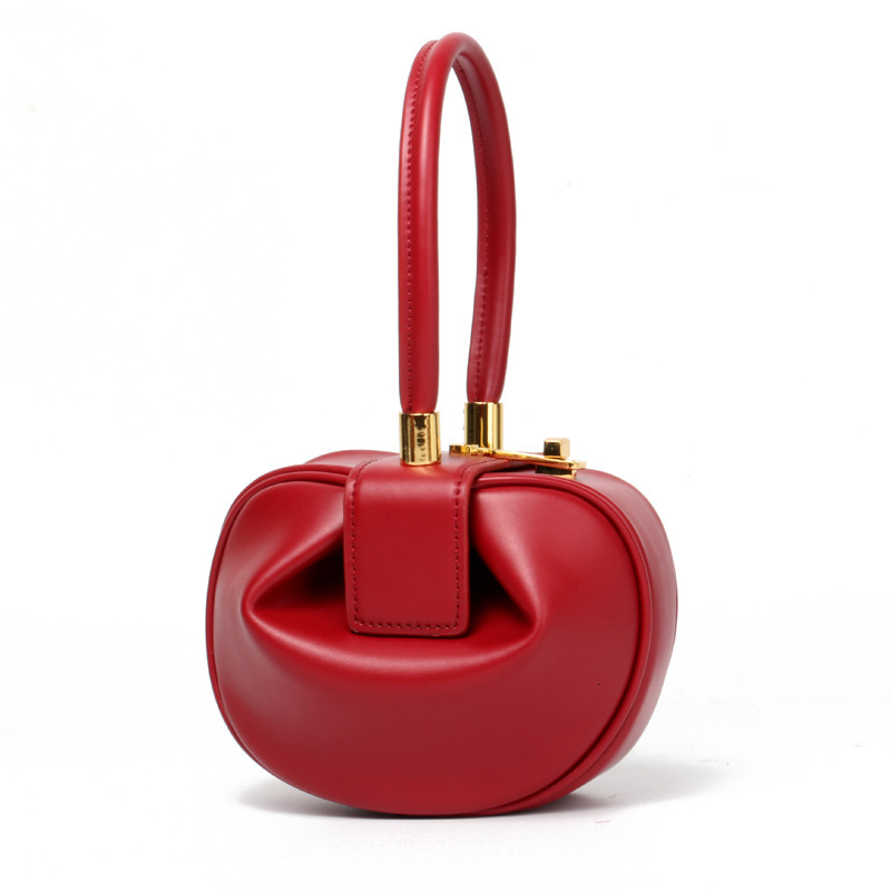 New Female Handbag With Niche Design Large Capacity High End Feel Genuine Leather Handbag One Shoulder Armpit Bag Spring And Summer Women S Bag Should