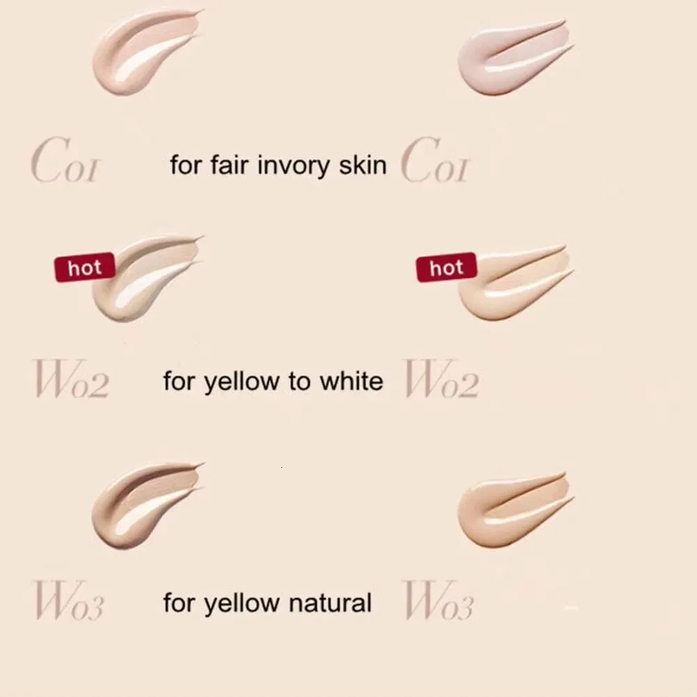UODO Foundation Liquid Non Sticky Powder concealer Moisturizing Oil Control Dry Skin Foundation Cream Facial Makeup 250319
