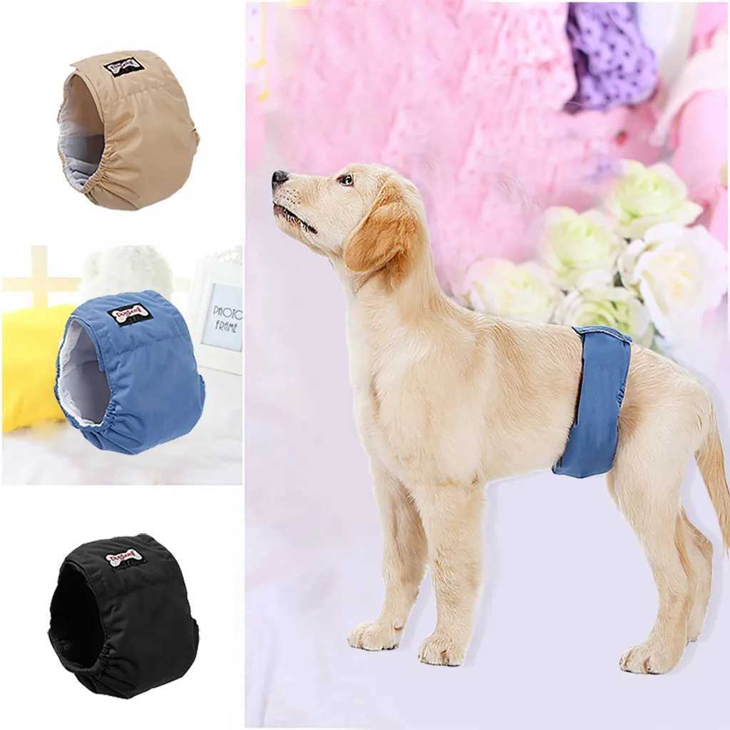 Male Dog Diaper Pet Reusable Male Dog Diaper Bottom Underwear Pet Hygiene Pants Y250320