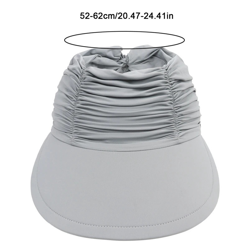 Sports Sun Visor Women UV Protection Wide Brim Packable Cooling Stretchy Visor Hat for Beach Sport Running Tennis Golf 250320