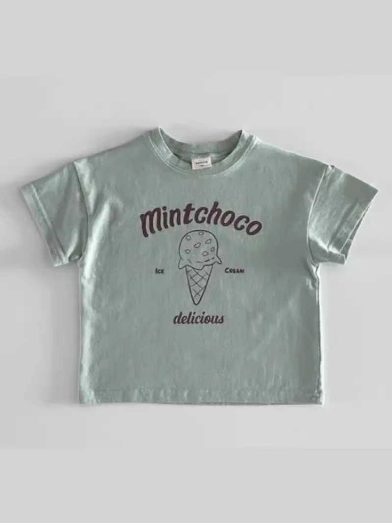 Summer New Baby Short Sleeve T Shirts Cute Cartoon Print Infant Boy Girl Breathable Casual Tees Cotton Toddler Versatile TopsT250320