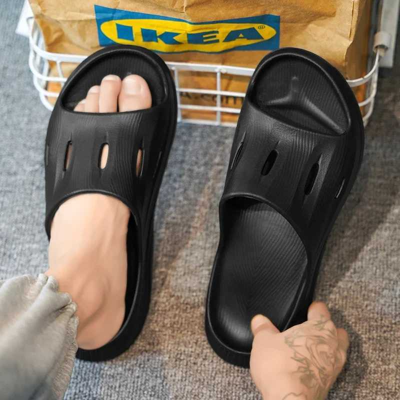 Mens lifestyle Ro slider luxury brand sandals Mens slider walking shoes Y250320