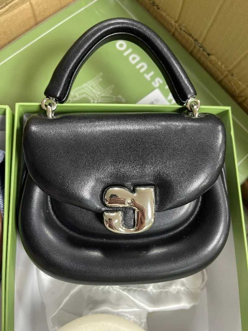 Cute ladies steam filled shoulder bag pig saddle bag solid color girl messenger bag dopamine handbag girl gift Y250319