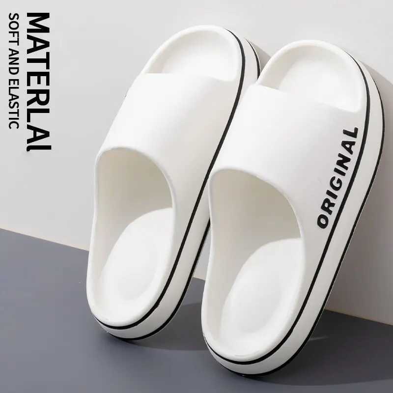 Feslishaoet summer cool mens slippers soft sandals beach casual shoes light EVA slider brand sandals outdoor Y250320