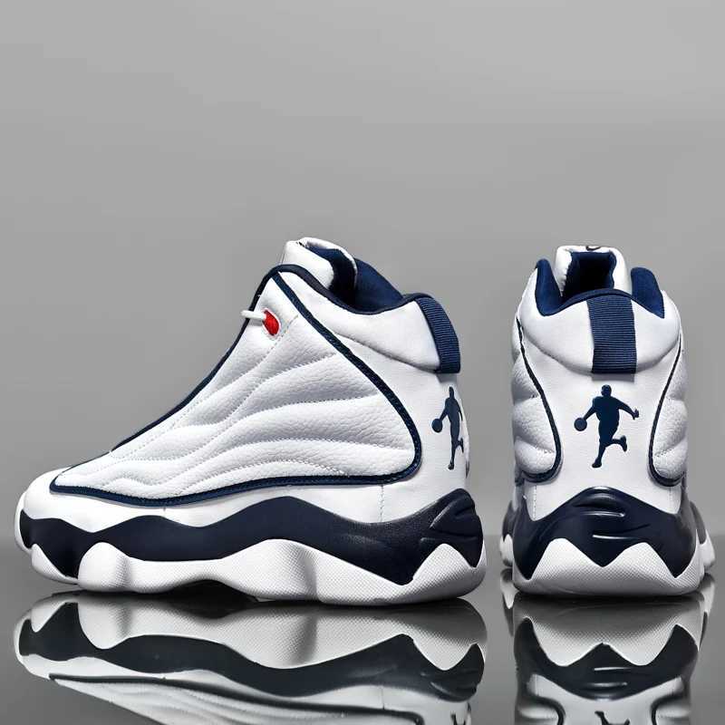 High Quality Basketball Shoes Mens Outdoor Training Sneakers High Top Anti-slip Outdoor Sneakers Mens Gym SneakersW250320