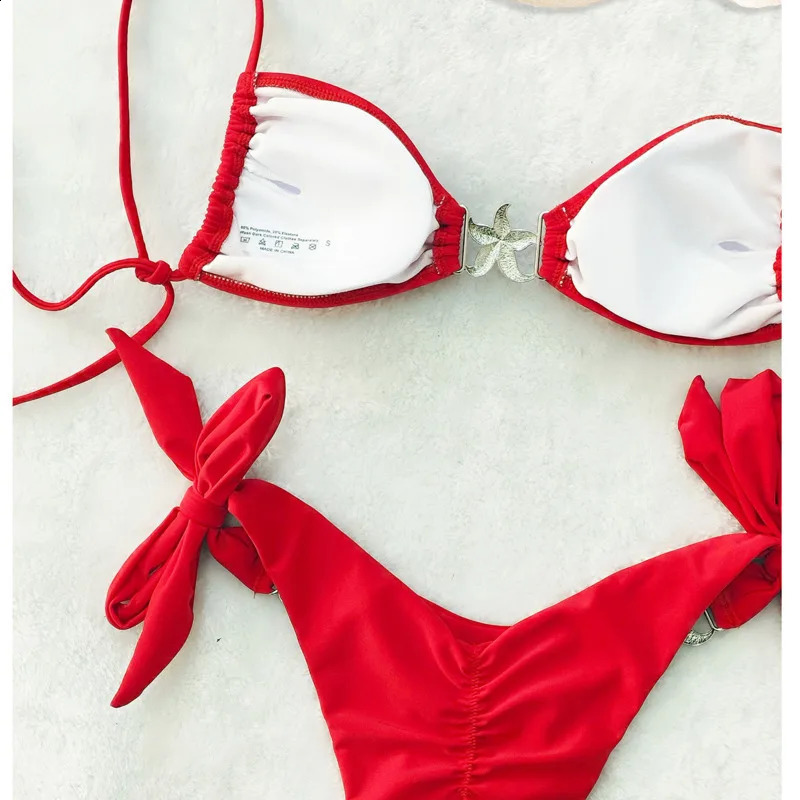 Sexy bikini starfish swimsuit womens push up beach Brazilian swimming pool 250319