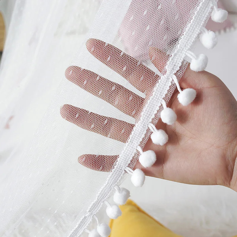 Baby Room Mosquito Net Kid Bed Curtain Canopy Round Crib Netting Tent Baldachin Decoration Girls Bedroom Accessories 250312